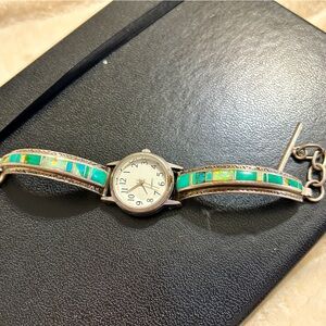 Navajo Silver and Turquoise watch